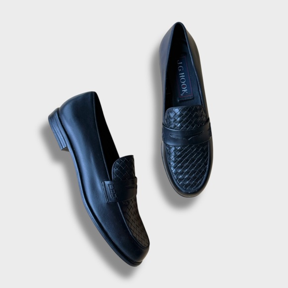 J.G. Hook Woven Leather Loafers - Picture 4 of 8